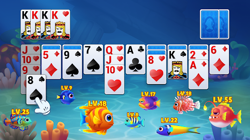 Solitaire Fish - Spider Card Screenshot1