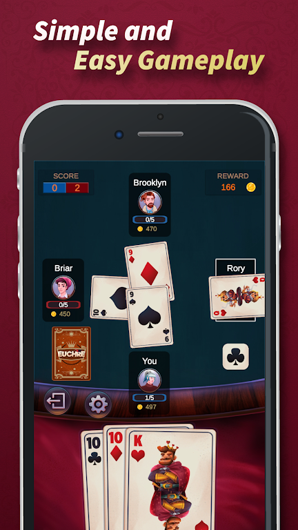 Euchre - Classic Card Game Screenshot2