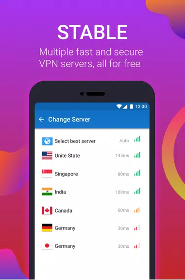 Free VPN Proxy by New Speedy VPN with Turbo Speed Screenshot3