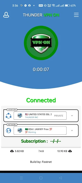 THUNDER INC VPN Screenshot2