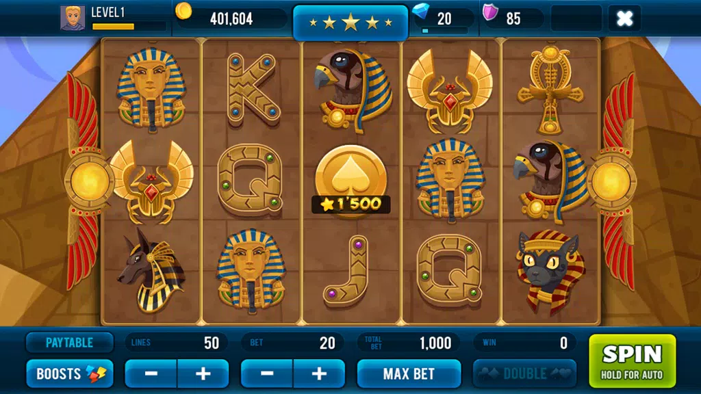 Golden Age of Egypt Slots Screenshot2