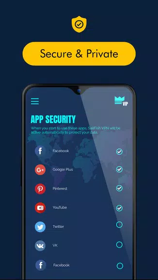 SailFish VPN - Super Fast VPN Free & Secure VPN Screenshot3