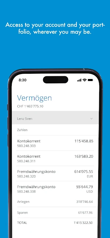 ZugerKB Mobile Banking Screenshot3