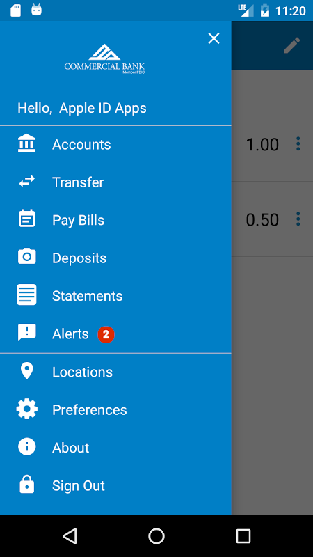 Commercial Bank for Android Screenshot1