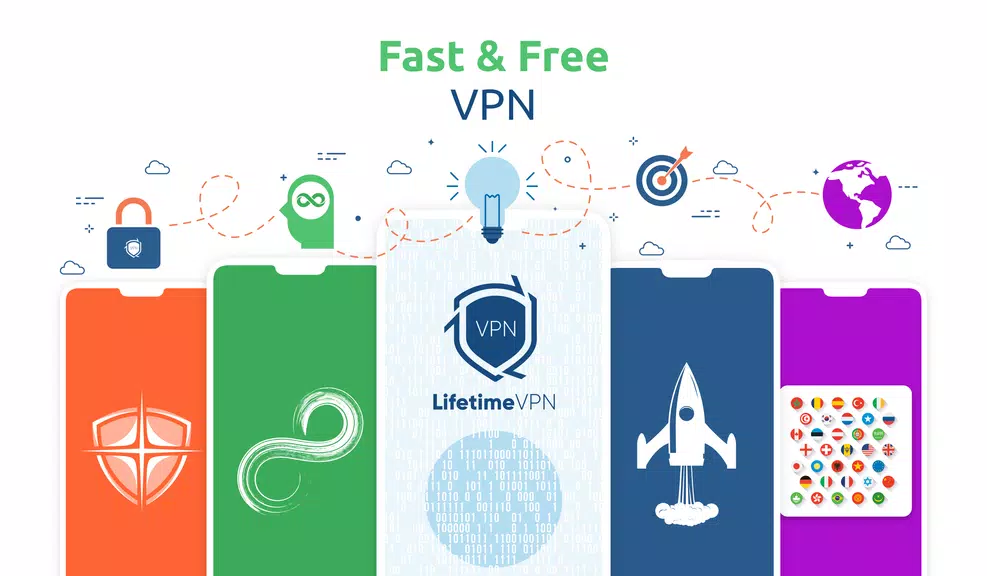 Free VPN - Fast Secure Best VPN Lifetime Screenshot1