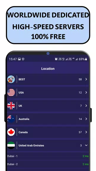 TENVPN - Fastest VPN Proxy app Screenshot2