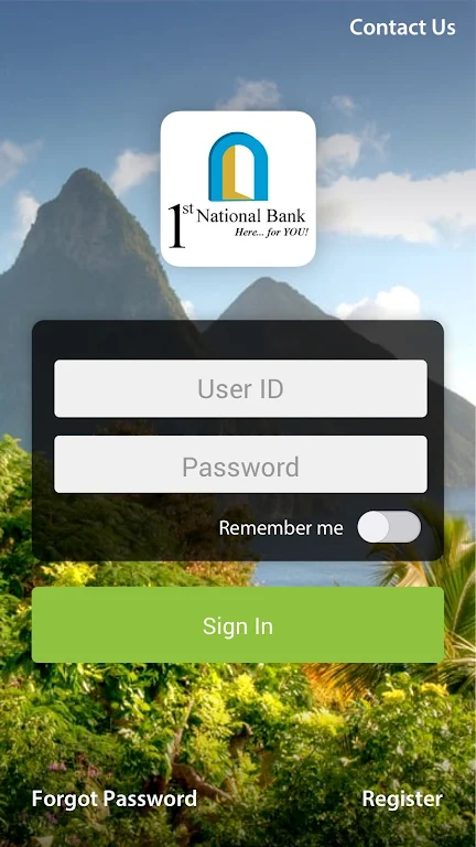 1st National Bank St. Lucia Screenshot1