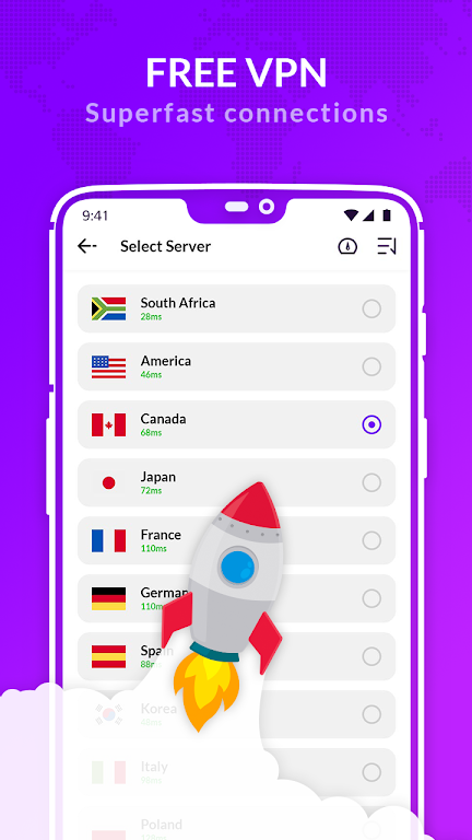 Free turbo VPN - Secure VPN & VPN Proxy Screenshot1