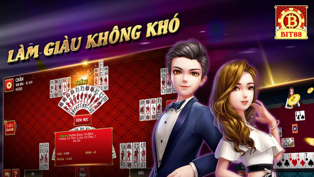 Bit88 - Game bai doi thuong - danh bai - mau binh Screenshot1