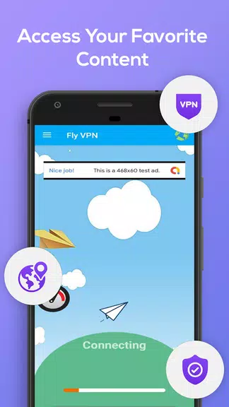 Super FLY VPN - Free VPN Unlimited Proxy & Secure Screenshot1