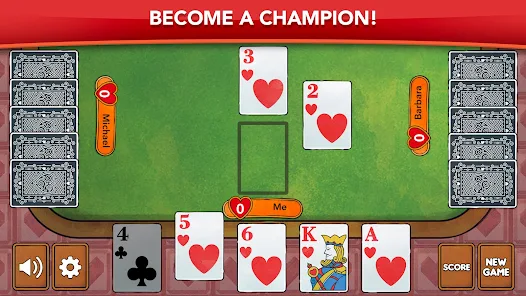 Hearts - Card Game Classic Screenshot1