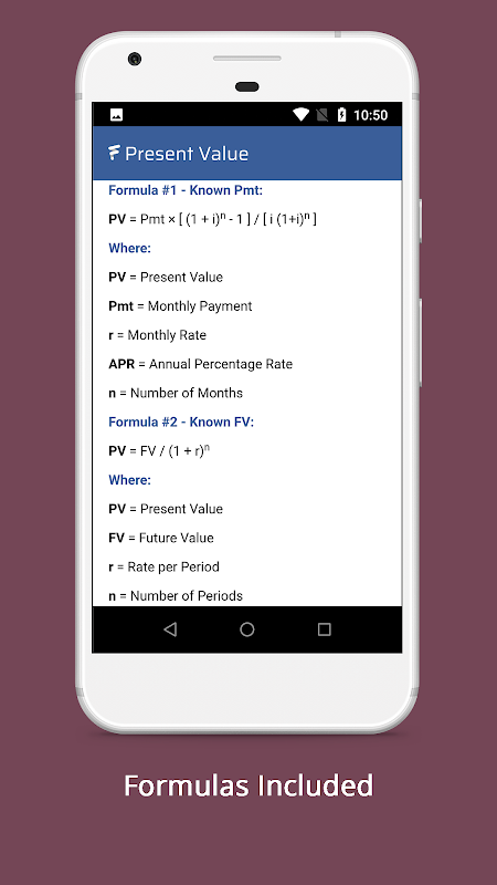 Present Value Calculator - PV Formula Screenshot2