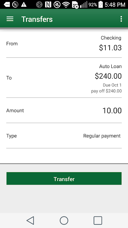 Noble CU Mobile Banking Screenshot2