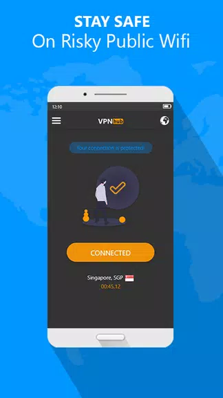 Free VPN Unlimited Proxy - VPN HUB Screenshot2