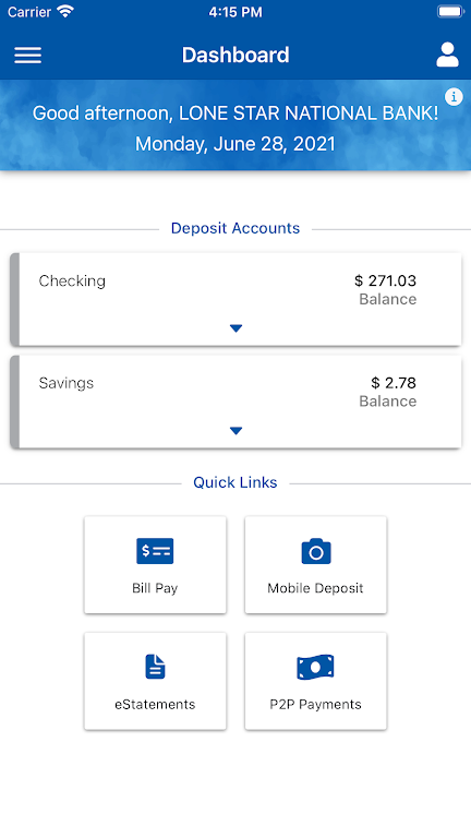 LSNB Mobile Banking Screenshot2