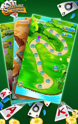 Solitaire Tripeaks - Free Card Games Screenshot1