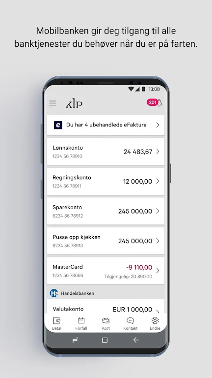 KLP Mobilbank Screenshot1