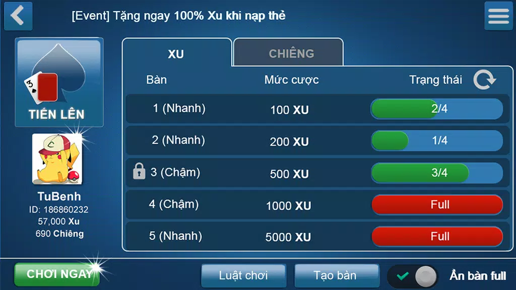 Game Bài Đổi Thưởng Screenshot1