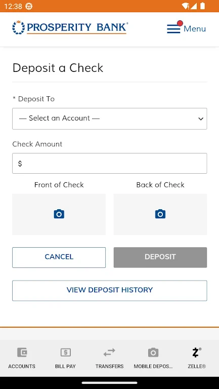 Prosperity Bank Screenshot2