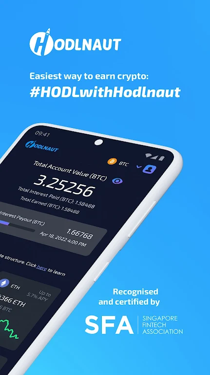 Hodlnaut: Earn Crypto Interest Screenshot1