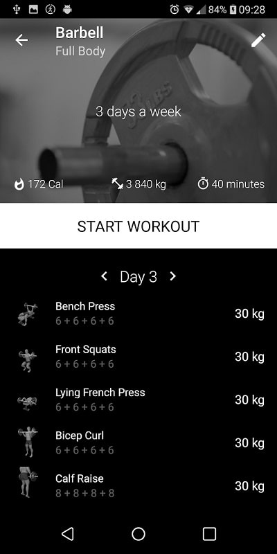 Barbell Home Workout Screenshot2