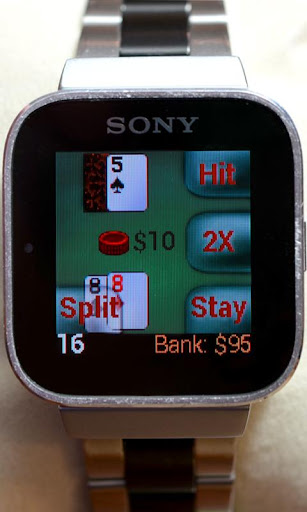 Blackjack for SmartWatch Screenshot2