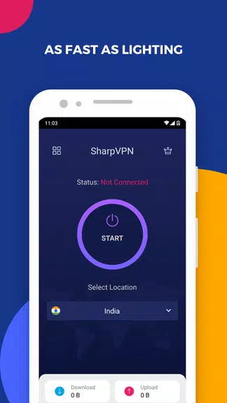 SharpVPN : High Speed & Secure Screenshot1