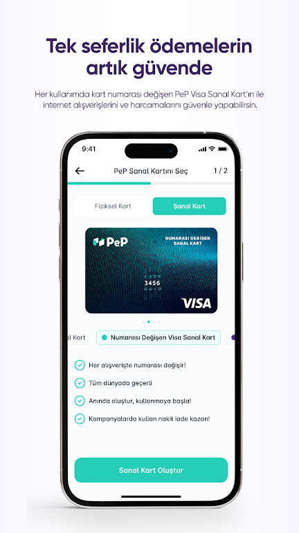 PeP: Para Transferi Sanal Kart Screenshot4