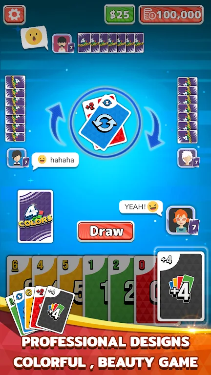 4 Colors Card Game Screenshot2