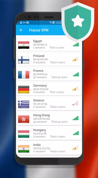 France VPN - Unlimited , Free Screenshot4