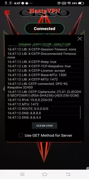 HasteVPN Cisco II Screenshot3