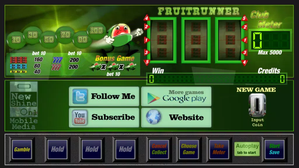 Slot machine fruit runner Screenshot2