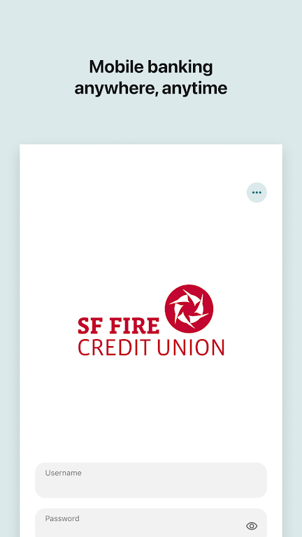 SF Fire CU Mobile Banking Screenshot1