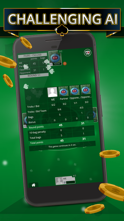 Spades Offline - Single Player Screenshot2