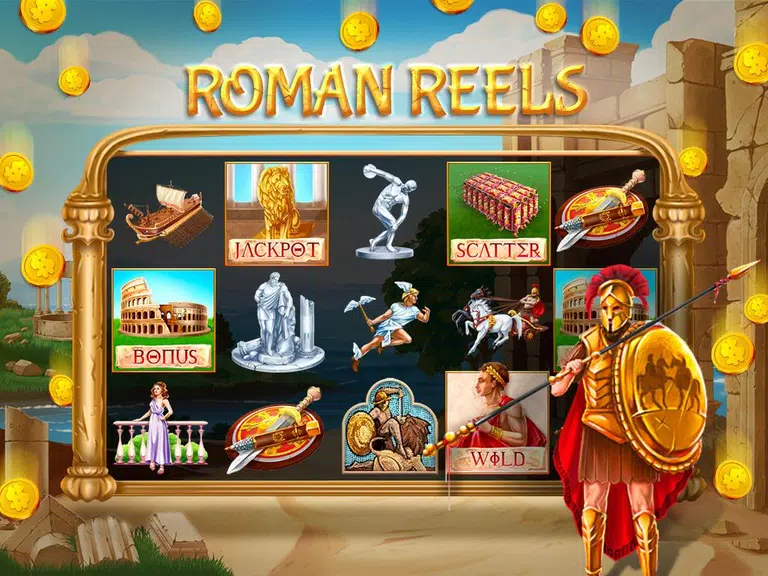 Rome Slots Casino Machine Screenshot1