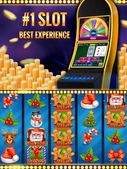 Xmas Slot Machine Vegas Casino Screenshot2