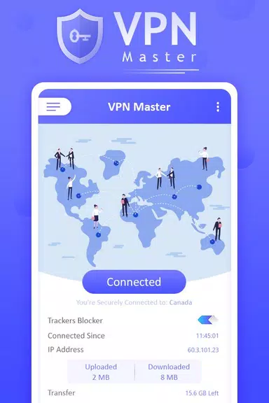 VPN Master – Unlimited Proxy & Unblock Free VPN Screenshot1