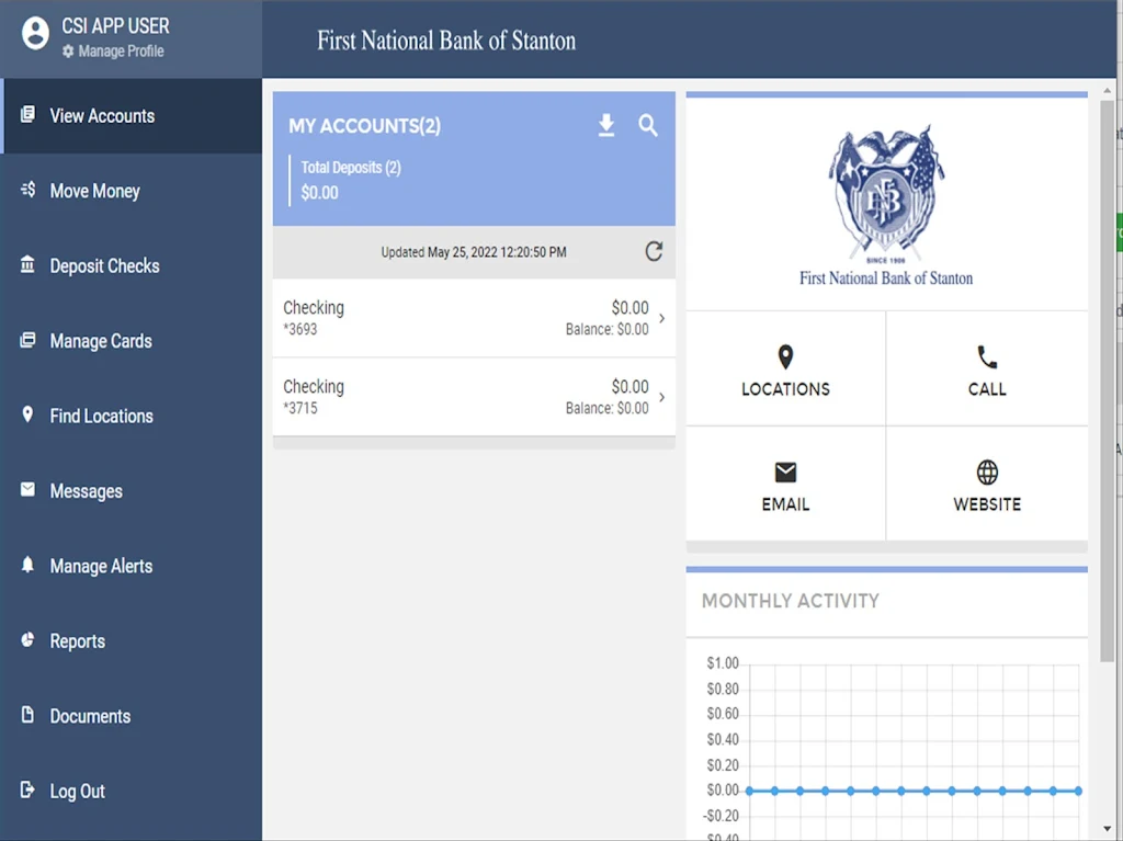 First National Bank of Stanton Screenshot4