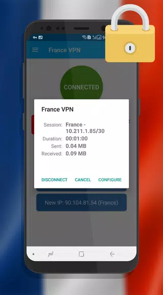 France VPN - Unlimited , Free Screenshot3