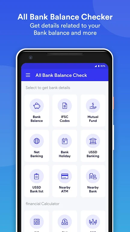 Bank Balance Check & Statement Screenshot1