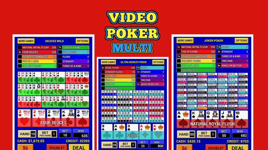 Video Poker Multi Screenshot1