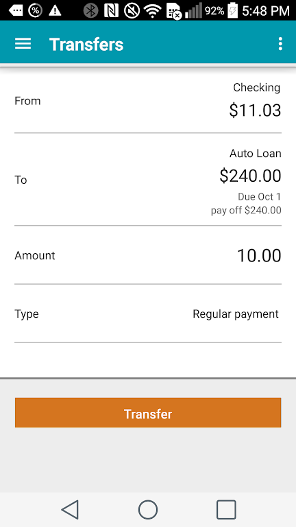 Park Side CU Mobile Banking Screenshot3