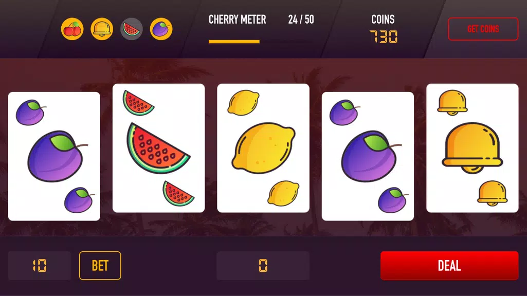 Fruit Poker Video Poker Screenshot1