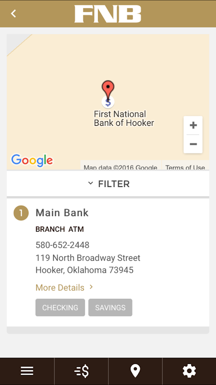 First National Bank of Hooker Screenshot2