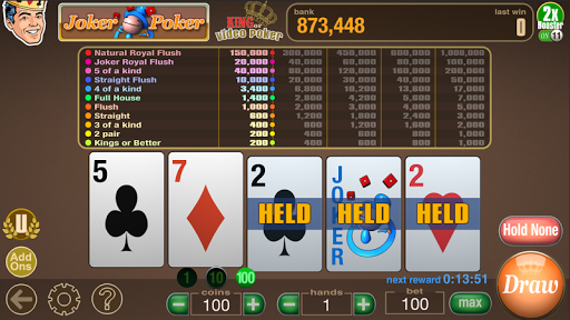 King Video Poker Multi Hand Screenshot2