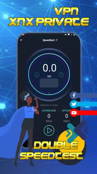 XNX Private VPN - Double Speedtest & Free VPN Screenshot2