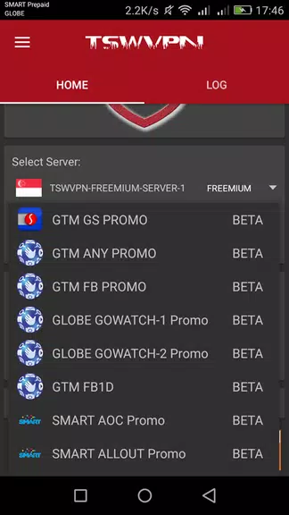 TSWVPN - FREE Screenshot2