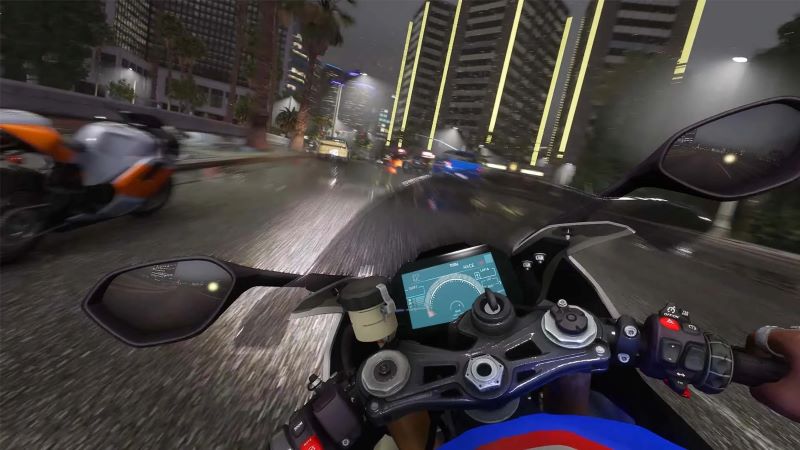 Traffic Moto Bike Rider City Screenshot4