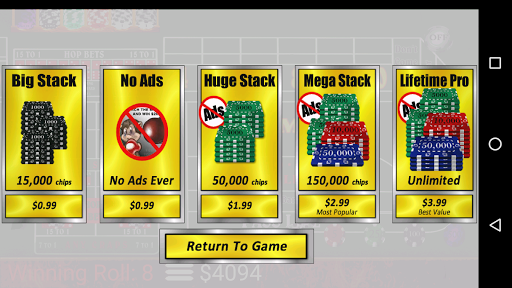 Craps Trainer Free Screenshot2