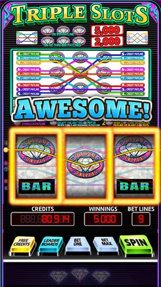 Triple Slots - 9 Paylines Screenshot1